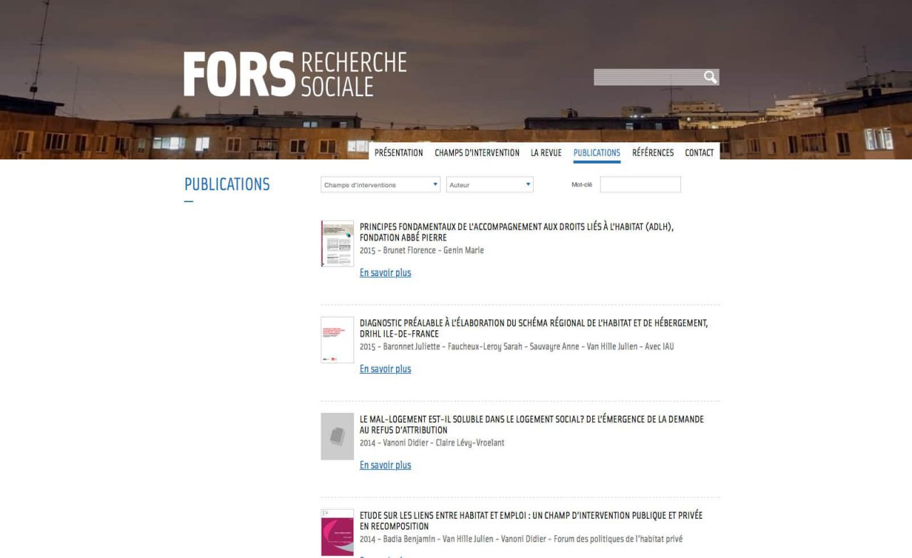 site web responsive fors rs