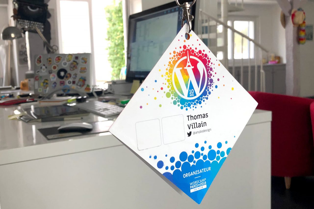 badge/programme wordcamp paris 2018